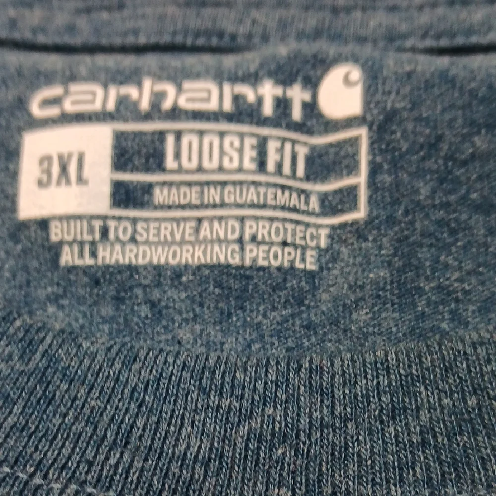Carhartt Blue Short Sleeve Tee Casual Comfort. NEVER WORN - Picture 2 of 5